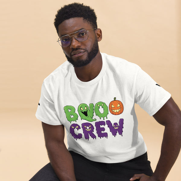 Boo Crew Halloween Unisex Classic Tee – Spooky Graphic T-Shirt for Adults & Teens